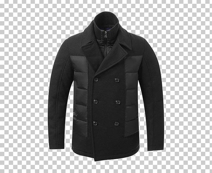 Overcoat Woolen Jacket Sleeve Outerwear PNG, Clipart, Black, Button, Clothing, Coat, Collar Free PNG Download