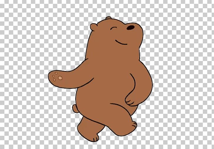 Sticker Telegram Bear Video Biscuits PNG, Clipart, Animals, Application Programming Interface, Bare Bears, Carnivoran, Cartoon Free PNG Download