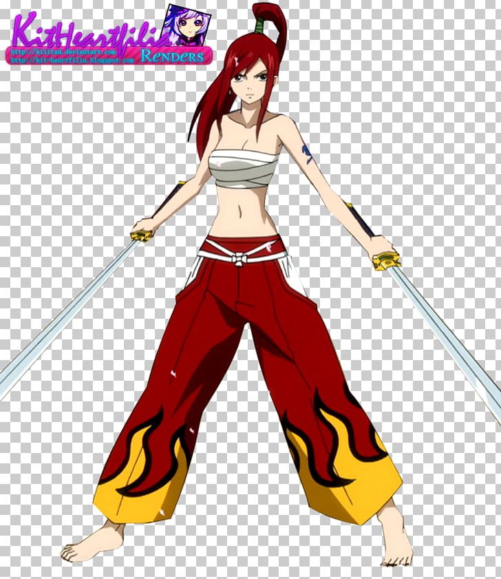 Erza Scarlet Natsu Dragneel Fairy Tail Costume Cosplay PNG, Clipart, Action Figure, Anime, Cartoon, Character, Clothing Free PNG Download