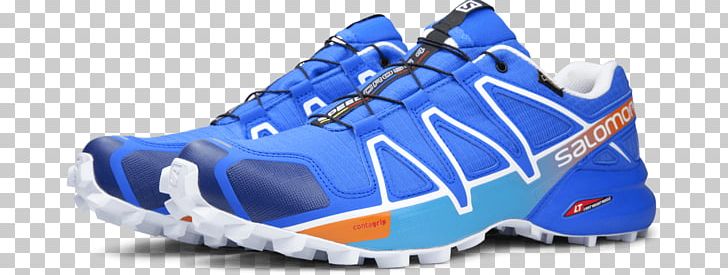 Salomon SPEEDCROSS 4 GTX Men Running Shoes Sports Shoes Blue Racing Flat PNG, Clipart, Athletic Shoe, Basketball Shoe, Blue, Electric Blue, Goretex Free PNG Download