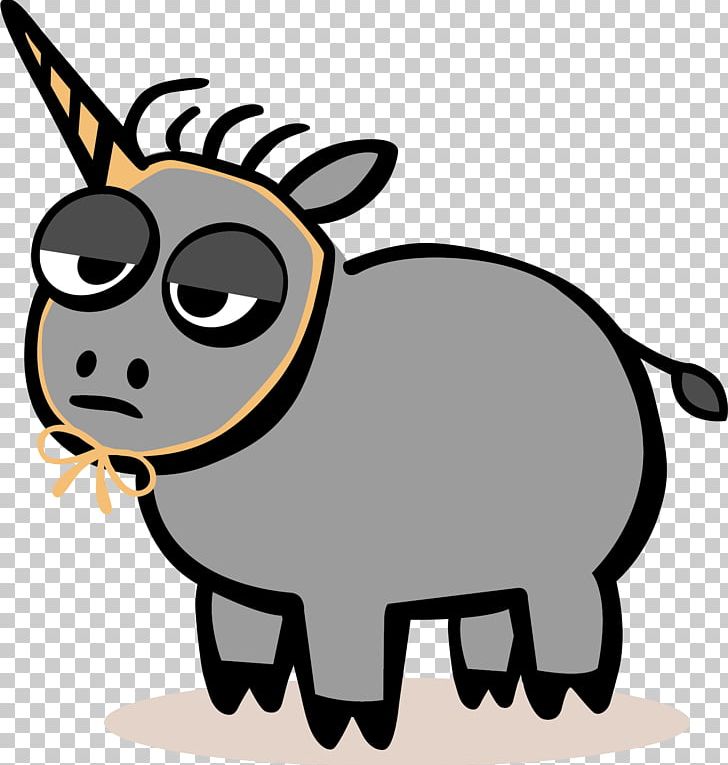 Unicorn Horn Dog PNG, Clipart, Artwork, Black And White, Carnivoran, Cattle, Cattle Like Mammal Free PNG Download