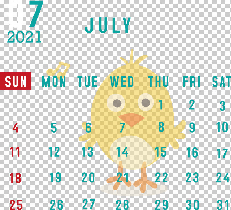 July 2021 Calendar July Calendar 2021 Calendar PNG, Clipart, 2021 Calendar, Cartoon, Diagram, Emoticon, Green Free PNG Download