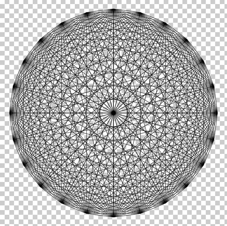 Regular Polygon Polytope Geometry Icosagon PNG, Clipart, Black And White, Circle, Complex Polygon, Connection, Diagonal Free PNG Download