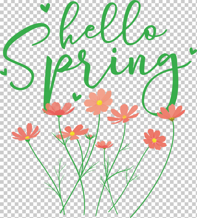 Hello Spring Spring PNG, Clipart, Cut Flowers, Floral Design, Flower, Happiness, Hello Spring Free PNG Download