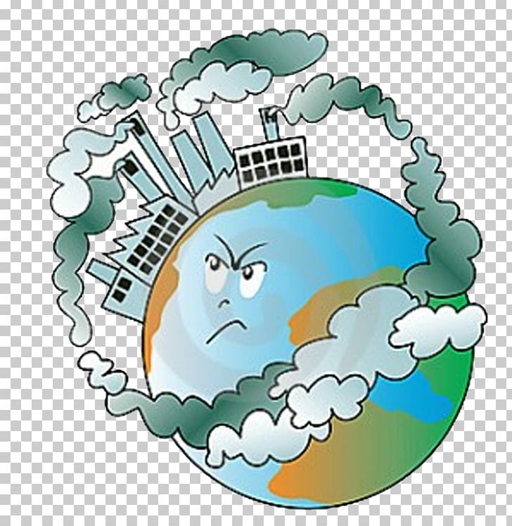 Clip Art Of Thermal Pollution