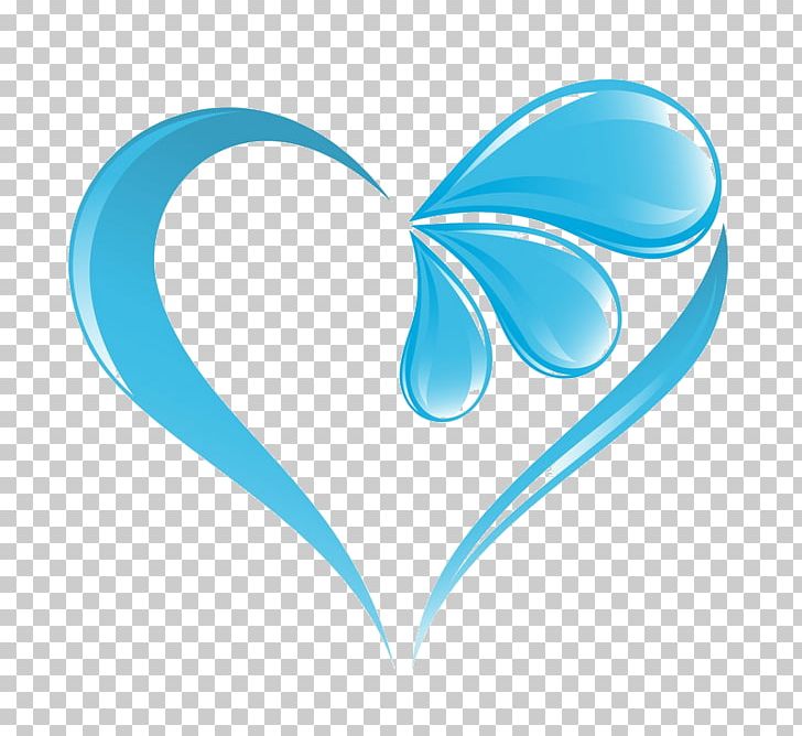 Heart PNG, Clipart, Aqua, Azure, Blue, Computer Wallpaper, Drop Free PNG Download