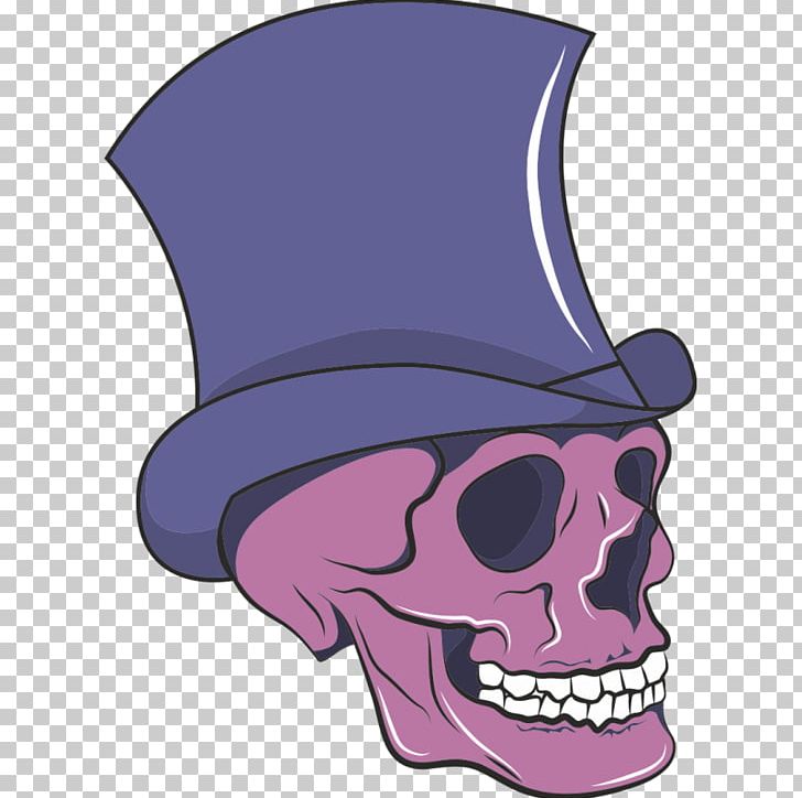 Skull Top Hat Headgear PNG, Clipart, Bone, Cartoon, Clothing, Document, Fantasy Free PNG Download