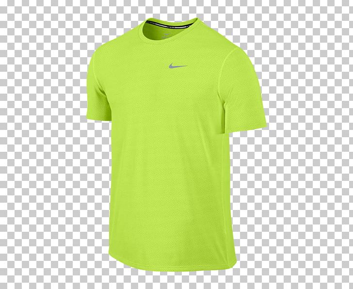 T-shirt Jersey Nike Sleeve PNG, Clipart, Active Shirt, Collar, Crew Neck, Dry Fit, Green Free PNG Download