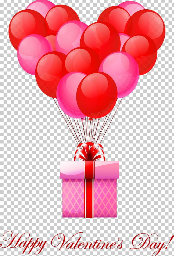 Balloon Valentine's Day Heart Gift PNG, Clipart,  Free PNG Download