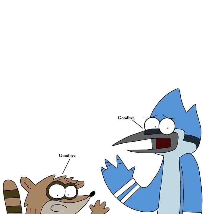 Mordecai Rigby Cartoon PNG, Clipart, Angle, Art, Beak, Bird, Carnivoran ...