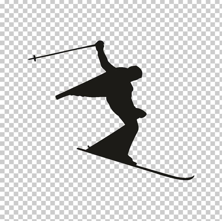 Ski Poles Skiing Sticker Wall Decal PNG, Clipart, Angle, Balance, Black, Bohle, Competition Free PNG Download