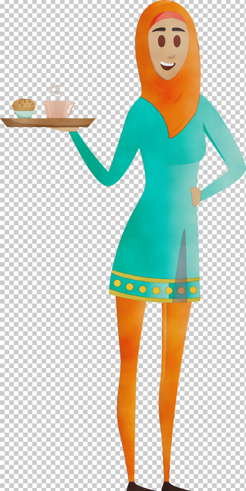Cartoon Yellow Costume PNG, Clipart, Arabic Girl, Arabic Woman, Cartoon, Costume, Paint Free PNG Download