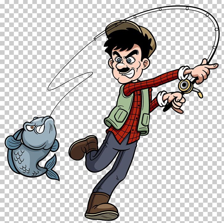 Fishing Cartoon PNG, Clipart, Art, Business Man, Drawing, Fictional Character, Finger Free PNG Download