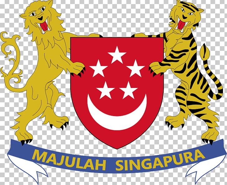 Colony Of Singapore Flag Of Singapore Coat Of Arms Of Singapore PNG, Clipart, Area, Art, Blazon, Coat Of Arms, Coat Of Arms Of Malaysia Free PNG Download
