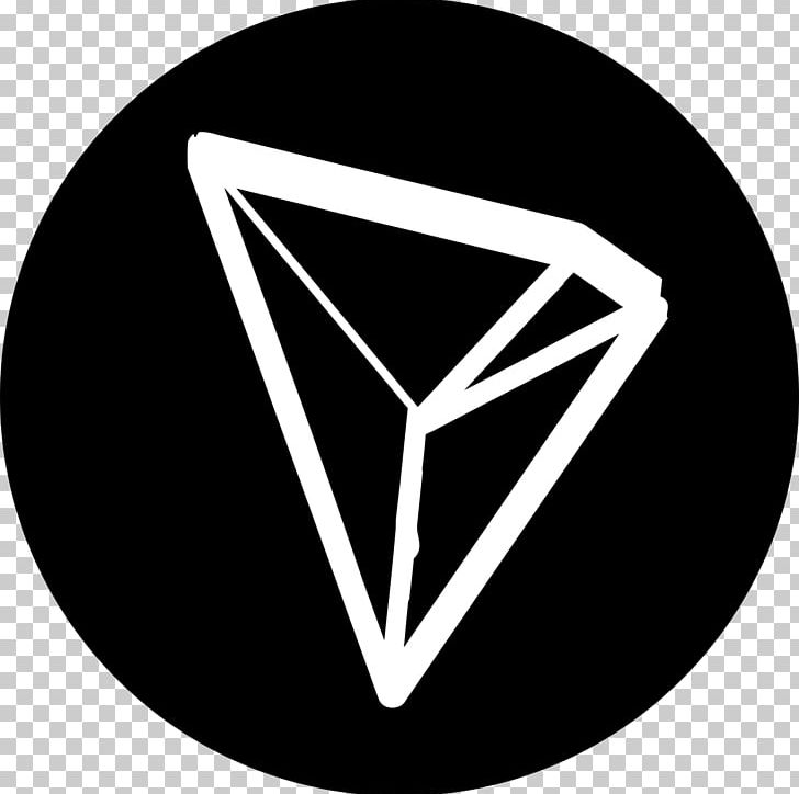 Cryptocurrency Blockchain TRON Logo Ethereum PNG, Clipart, Angle, Bitcoin, Black, Black And White, Blockchain Free PNG Download