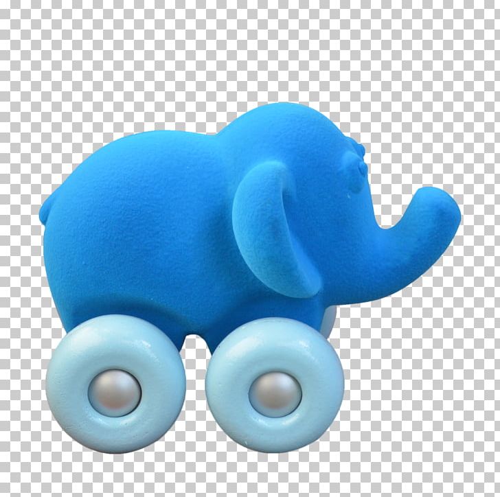 Elephant On Wheels Product Mammoth Animal PNG, Clipart, Animal, Animals, Blue, Chunky, Elephant Free PNG Download