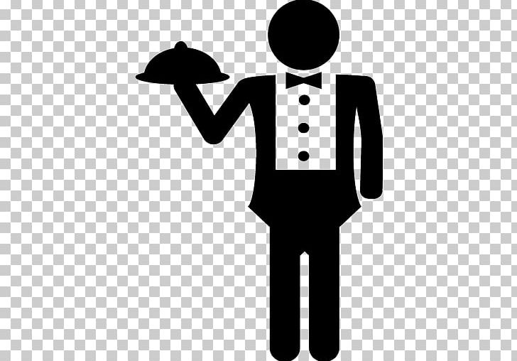 Waiter Black And White Hotel PNG, Clipart, Black, Black And White, Clip, Color, Computer Icons Free PNG Download