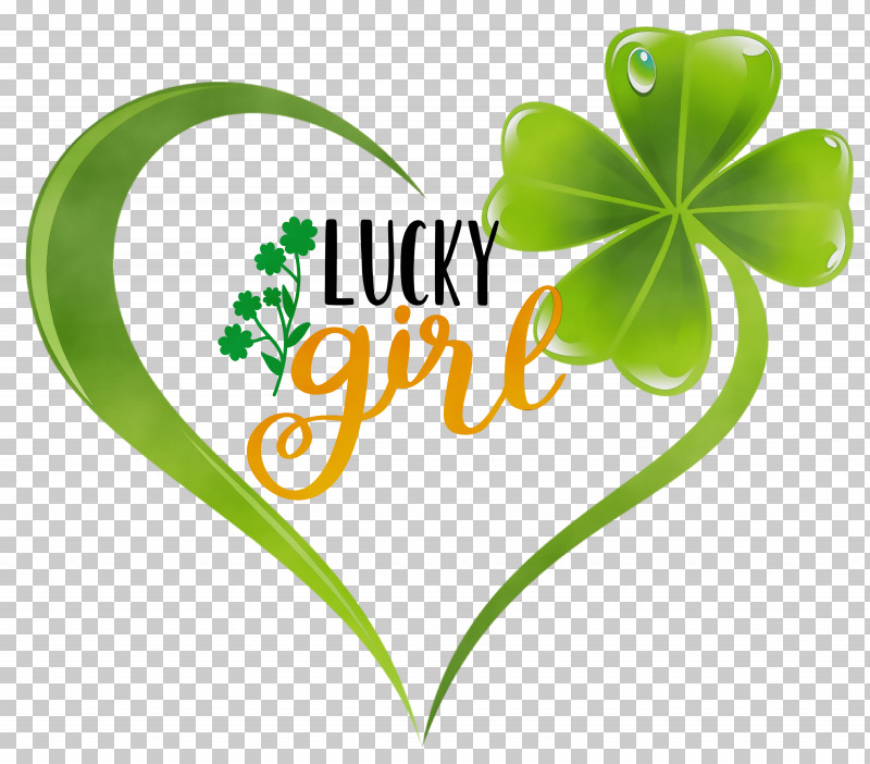 four leaf clover logo lucky