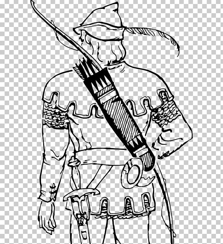 Drawing Black And White PNG, Clipart, Archer, Archery, Arm, Art, Artwork Free PNG Download