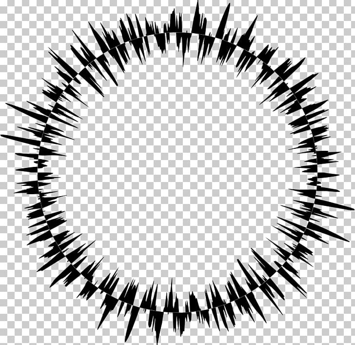 Sound Wave Audio Frequency PNG, Clipart, Audio Frequency, Audio Signal, Black, Black And White, Circle Free PNG Download