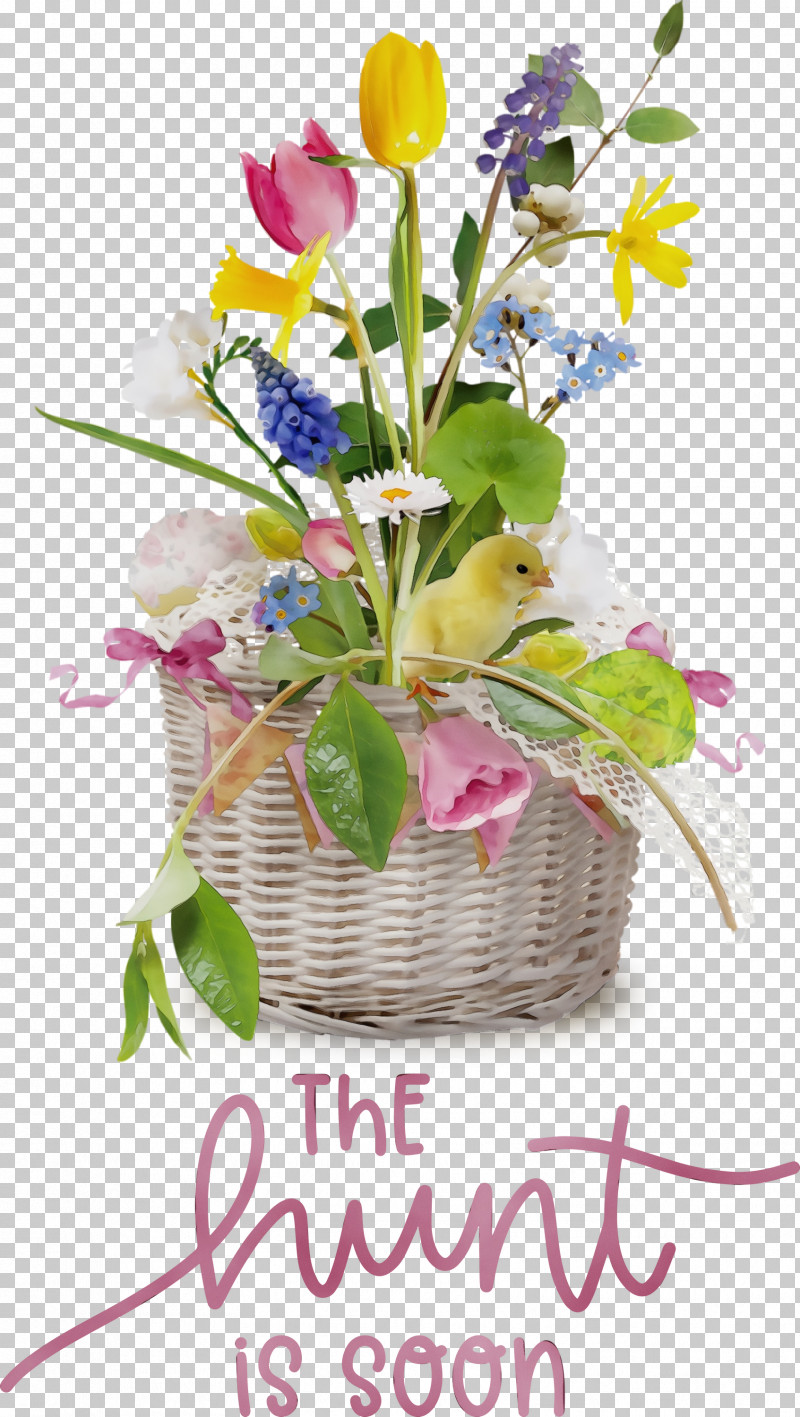 Floral Design PNG, Clipart, Basket, Cut Flowers, Easter Basket, Easter Day, Easter Postcard Free PNG Download