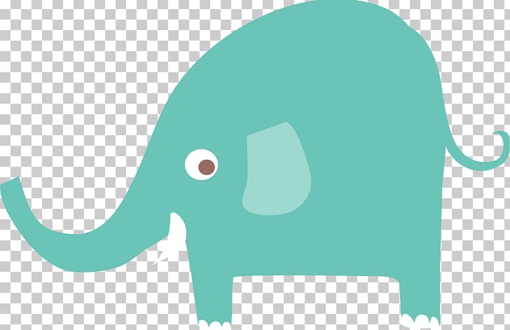 Indian Elephant Green Blue PNG, Clipart, Animal, Animals, Background Green, Blue, Blue Abstract Free PNG Download