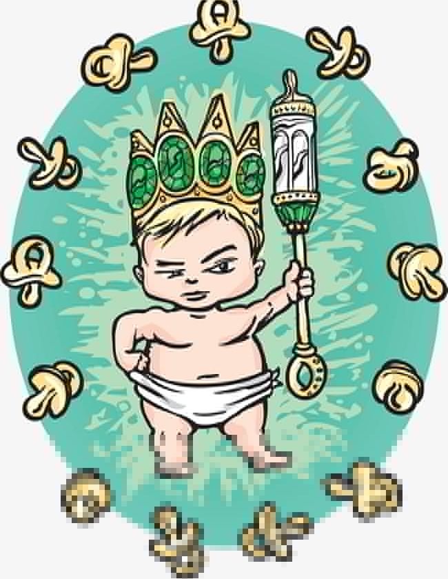 Baby Little Emperor PNG, Clipart, Baby, Baby Clipart, Baby Drink Milk, Crown, Drink Free PNG Download