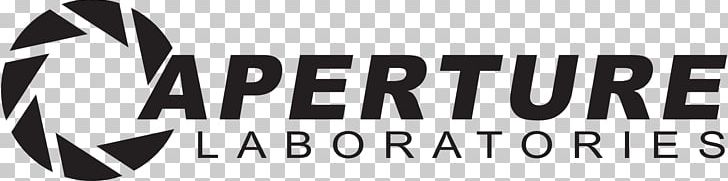 Portal 2 Aperture Laboratories Laboratory Science PNG, Clipart, Aperture, Aperture Laboratories, Aperture Science, Black And White, Brand Free PNG Download