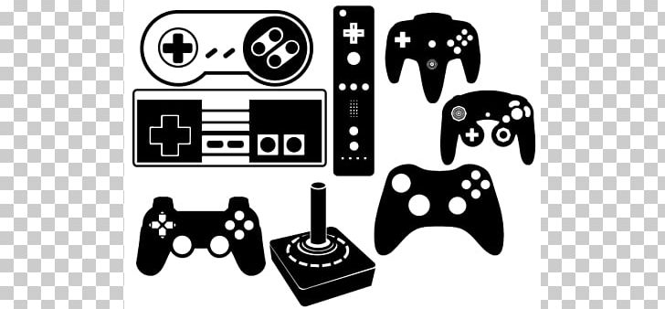 Black Game Controller Video Game Wii PNG, Clipart, Black, Black And White, Game, Game Controller, Home Game Console Accessory Free PNG Download