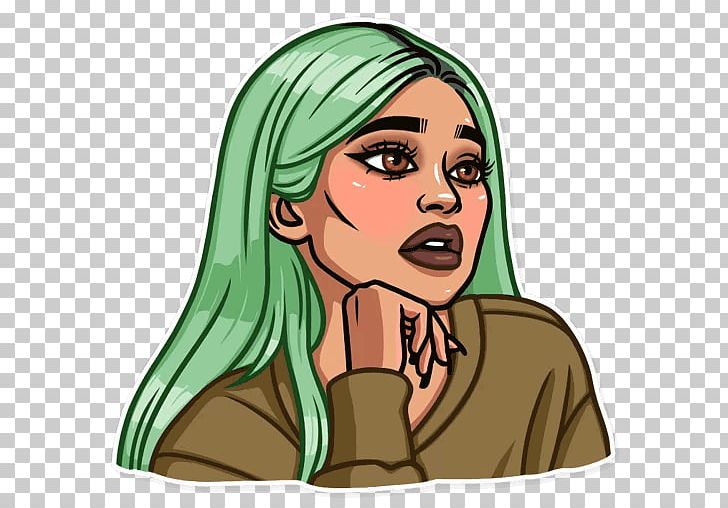 Keeping Up With The Kardashians Kylie Jenner Sticker Drawing PNG, Clipart, Cartoon, Celebrities, Face, Fictional Character, Girl Free PNG Download