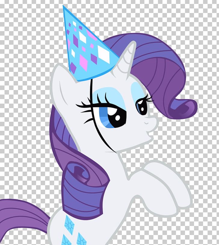 Rarity Pony Party Hat Birthday PNG, Clipart, Art, Ausmalbild, Birthday, Carnivoran, Cartoon Free PNG Download