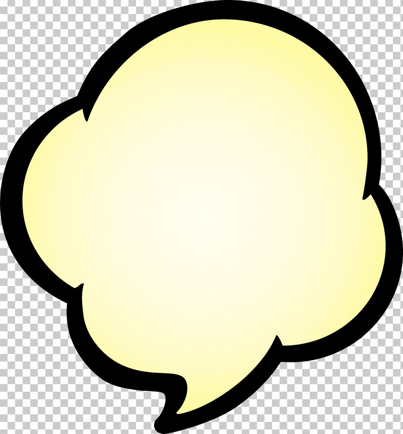 Thought Bubble Speech Balloon PNG, Clipart, Speech Balloon, Thought Bubble, Yellow Free PNG Download