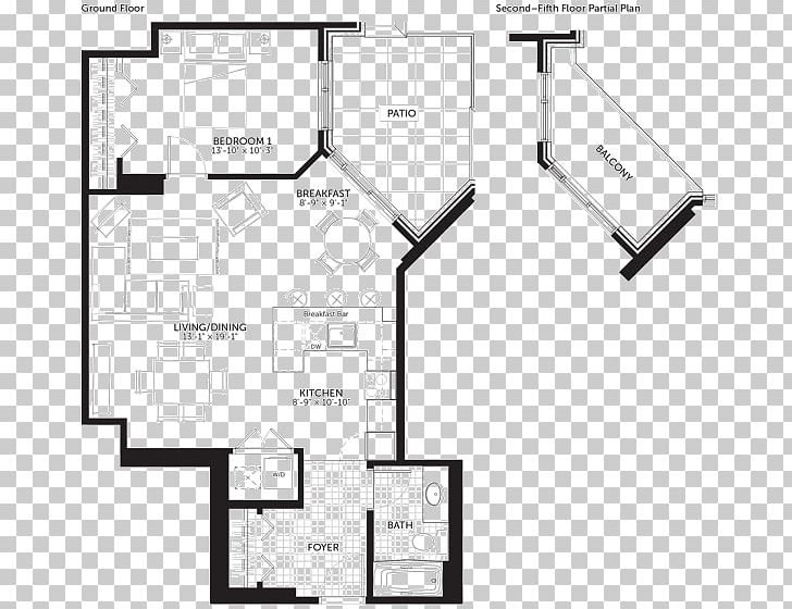 Floor Plan House Claridge Homes Building Condominium PNG, Clipart, Angle, Area, Bedroom, Black And White, Building Free PNG Download