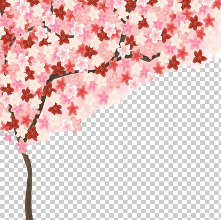 Paper Living Room Wall PNG, Clipart, Bedroom, Branch, Cartoon, Cherry, Cherry Blossom Free PNG Download