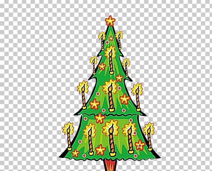 Christmas Tree Candle PNG, Clipart, Cartoon, Christmas, Christmas Decoration, Christmas Frame, Christmas Lights Free PNG Download