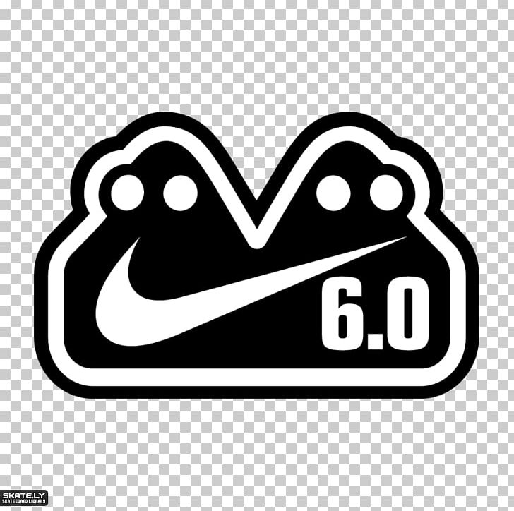 Nike Skateboarding Logo Sticker PNG, Clipart, Air Jordan, Area, Basketballschuh, Black And White, Brand Free PNG Download