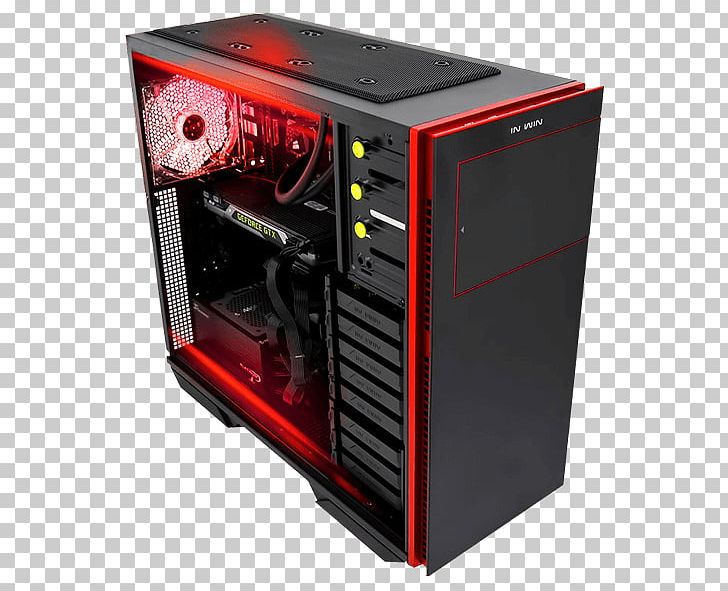 Computer Cases & Housings Graphics Cards & Video Adapters In Win Development Gaming Computer ATX PNG, Clipart, Computer, Computer Cooling, Computer System Cooling Parts, Electronic Device, Electronics Accessory Free PNG Download