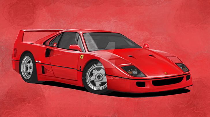 Ferrari F40 Car Enzo Ferrari Ferrari 458 PNG, Clipart, Car, Cars, Drawing, Enzo Ferrari, Ferrari Free PNG Download