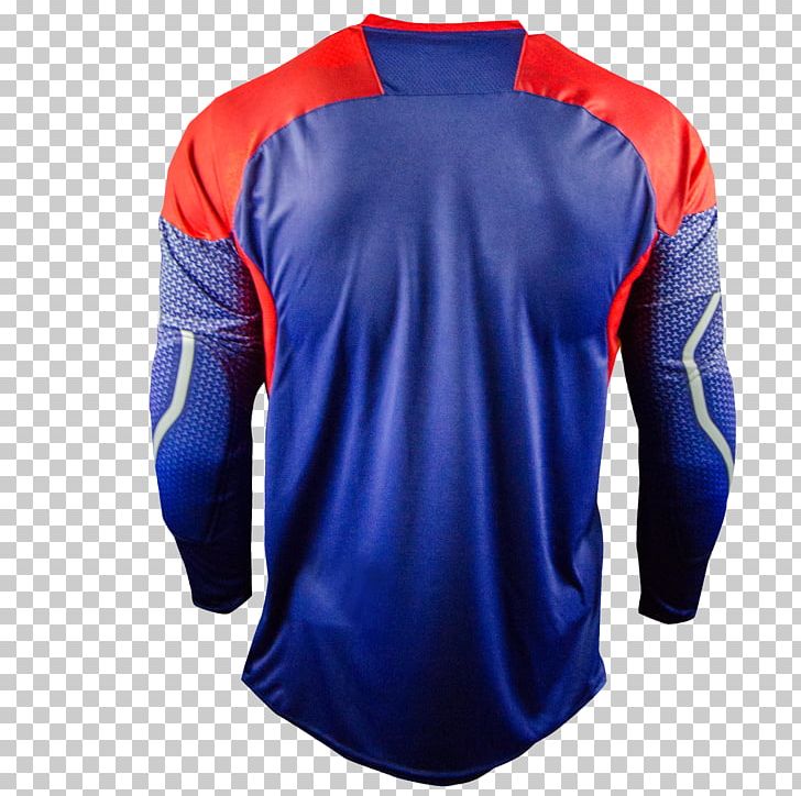 Sports Fan Jersey Long-sleeved T-shirt Long-sleeved T-shirt PNG, Clipart, Active Shirt, Blue, Clothing, Cobalt Blue, Electric Blue Free PNG Download
