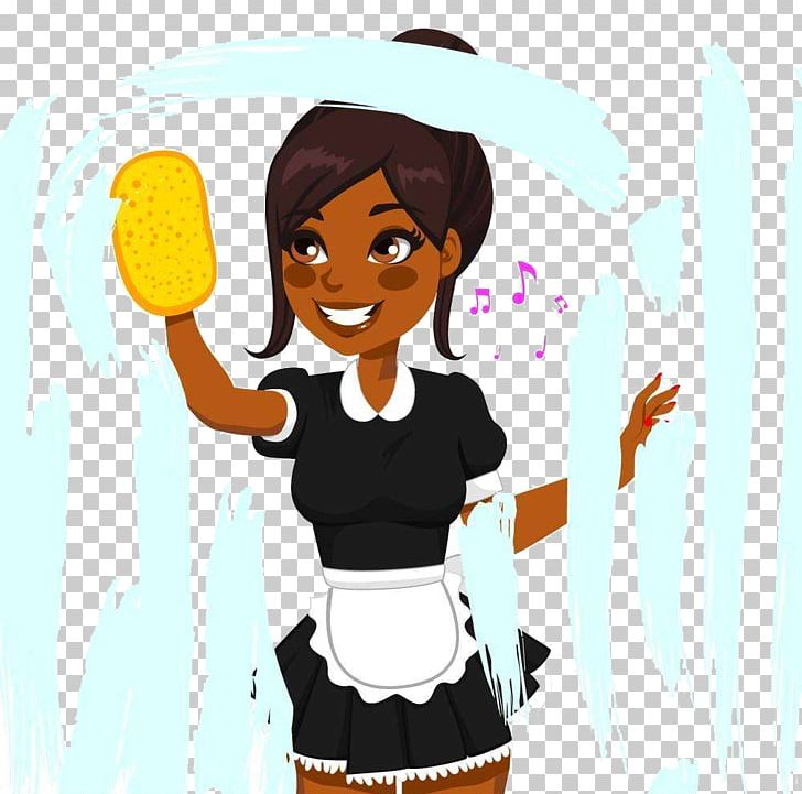 Window Cleaner African American Maid Cleaning PNG, Clipart, Arm, Art, Black, Black Hair, Cartoon Free PNG Download