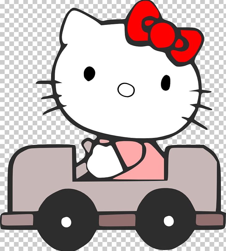 Hello Kitty Character Cartoon PNG, Clipart, Area, Artwork, Ballet Dancer, Black And White, Blog Free PNG Download