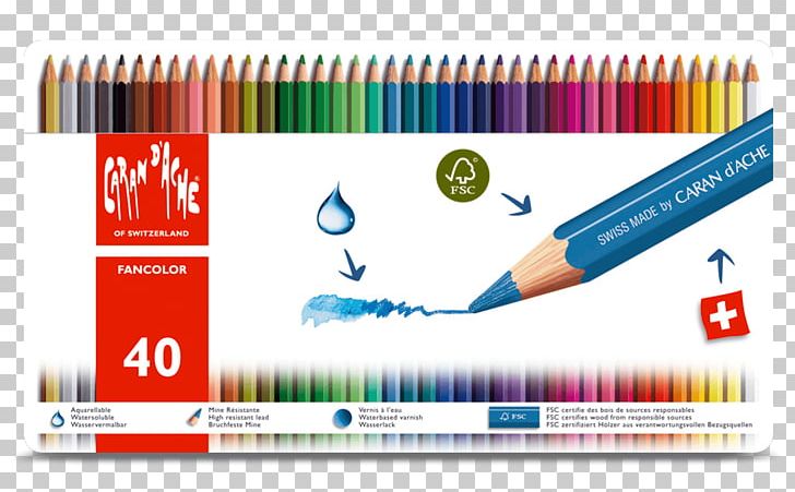 Caran D'Ache Colored Pencil Watercolor Painting PNG, Clipart,  Free PNG Download