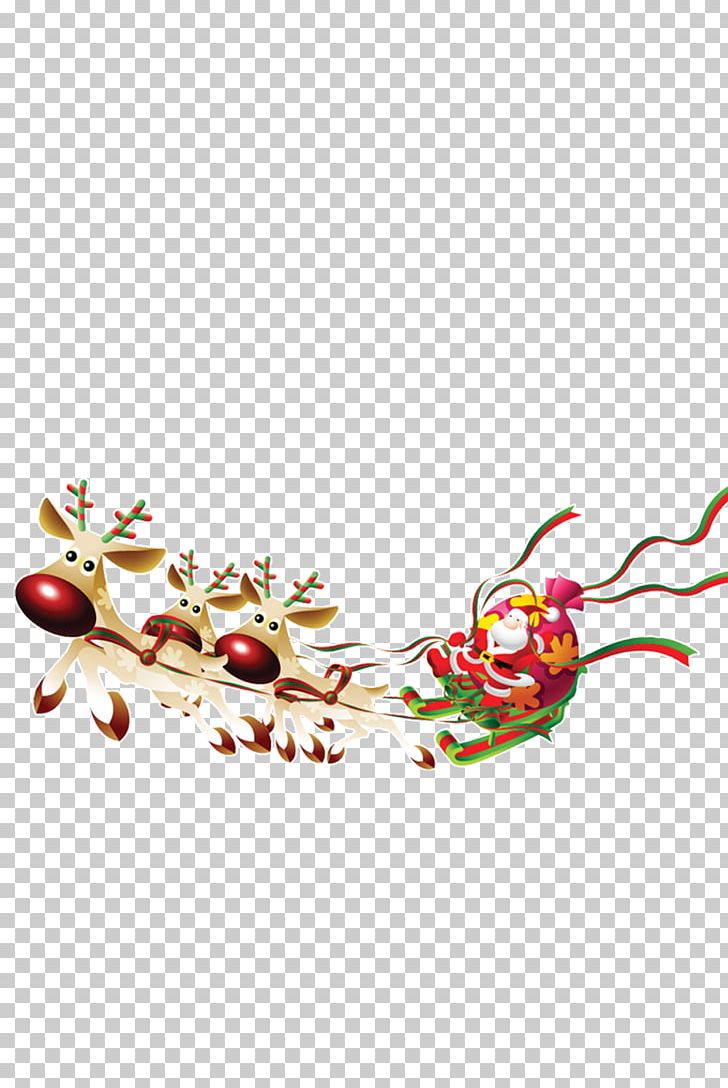 Santa Claus's Reindeer Santa Claus's Reindeer Christmas Desktop PNG, Clipart, Branch, Christmas Decoration, Christmas Frame, Christmas Lights, Clips Free PNG Download