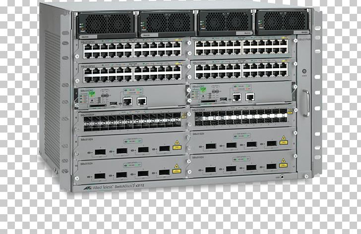 Network Switch Computer Network Allied Telesis SwitchBlade AT SBx3112 Switch PNG, Clipart, 10 Gigabit Ethernet, 10gbaset, Allied Telesis, Cable Management, Computer Network Free PNG Download