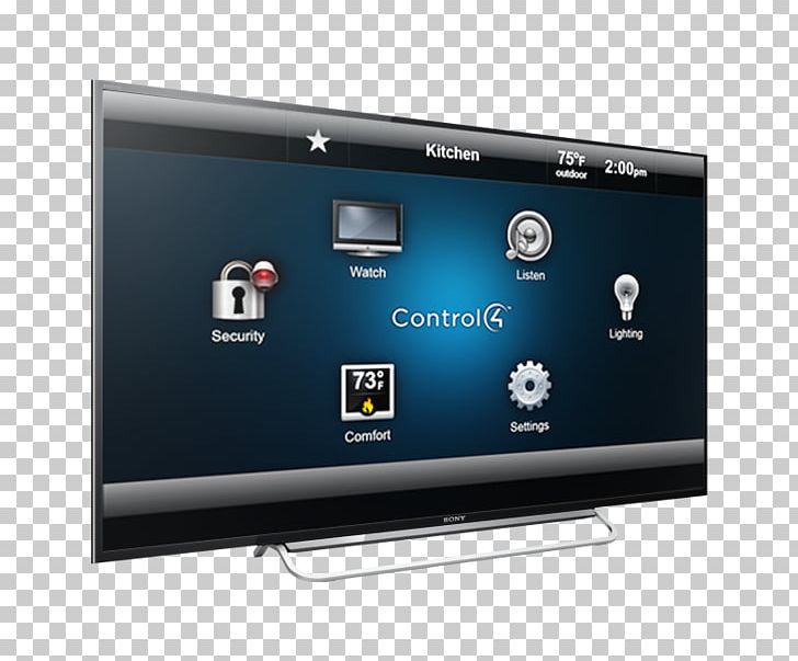 Home Automation Kits Computer Keyboard LED-backlit LCD Computer Monitors Control4 PNG, Clipart, Brand, Computer Keyboard, Computer Monitor, Computer Monitors, Control4 Free PNG Download
