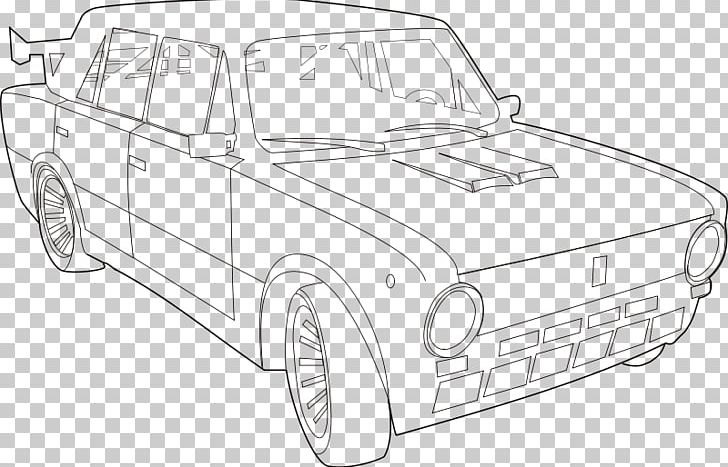 Lada VAZ-2101 Car AvtoVAZ PNG, Clipart, Artwork, Automotive Design, Automotive Exterior, Avtovaz, Black And White Free PNG Download