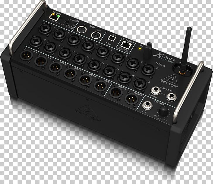 Behringer X Air XR18 Audio Mixers Behringer X Air XR12 Digital Mixing Console PNG, Clipart, Android, Audio Equipment, Behringer X32, Behringer X32 Rack, Behringer X Air Xr18 Free PNG Download