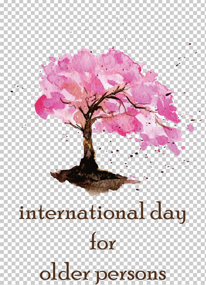 International Day For Older Persons PNG, Clipart, Cherry Blossom, Comedy, Commedia Dellarte, Floral Design, Flower Free PNG Download