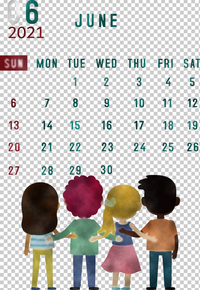 June 2021 Calendar 2021 Calendar June 2021 Printable Calendar PNG, Clipart, 2021 Calendar, Cartoon, Download Festival, June 2021 Printable Calendar, Kiss Free PNG Download