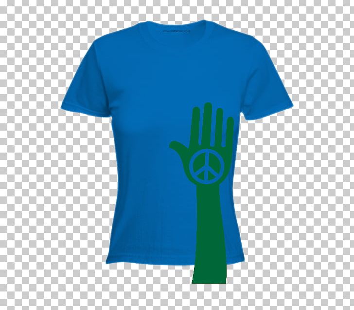 T-shirt Electric Blue Aqua Turquoise PNG, Clipart, Active Shirt, Aqua, Blue, Clothing, Cobalt Free PNG Download